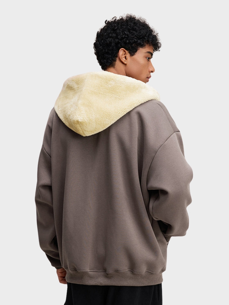 DCRB Zipper with Teddy Hoodie