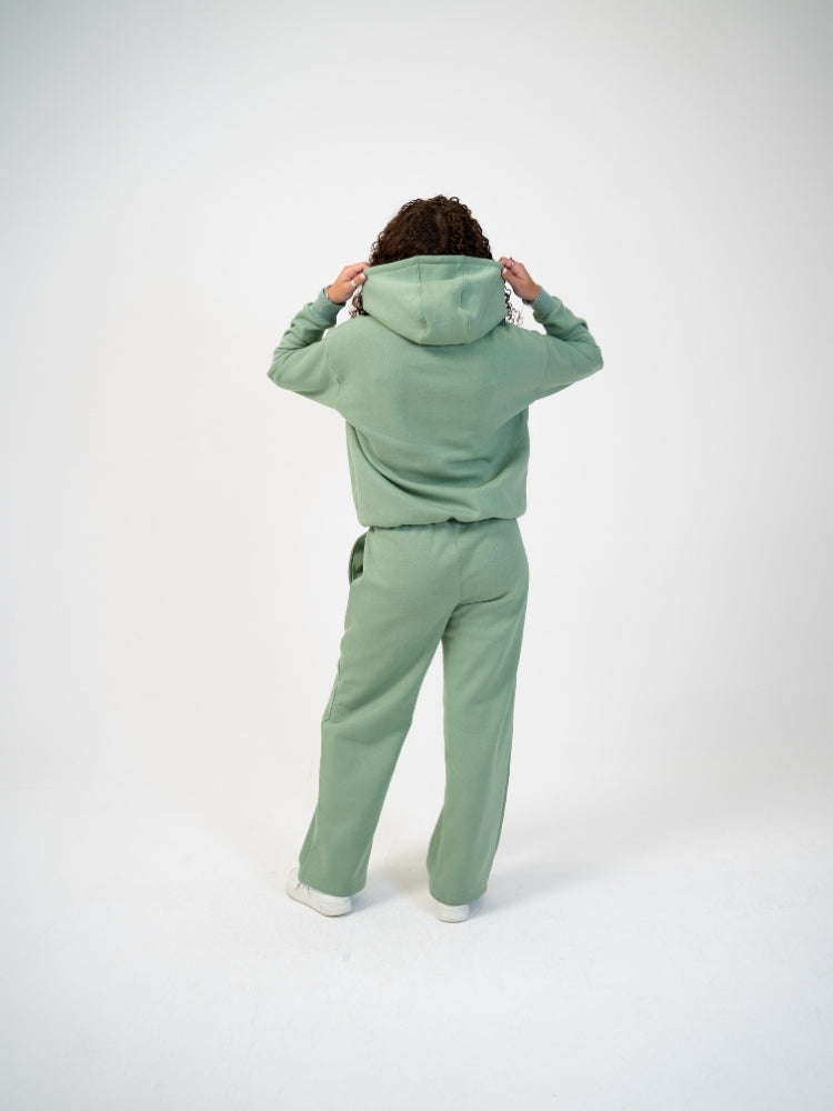 DCRB Tracksuit Open Leg Jogger - Light Green