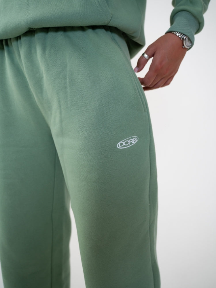 DCRB Tracksuit Open Leg Jogger - Light Green