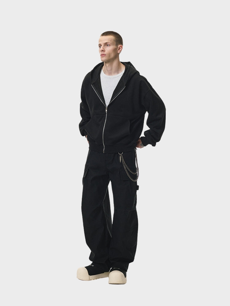 DCRB Boxy Fit Sweater with Zipper