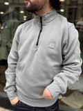 Marshall Artist Marchio Quarter Zip Monument Grey
