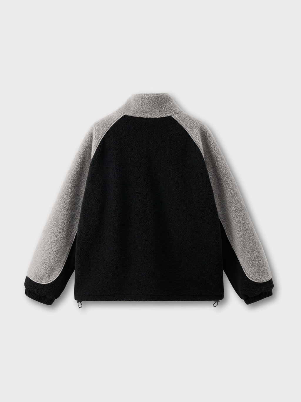 DCRB Two Tone Sherpa Fleece Jacket Black