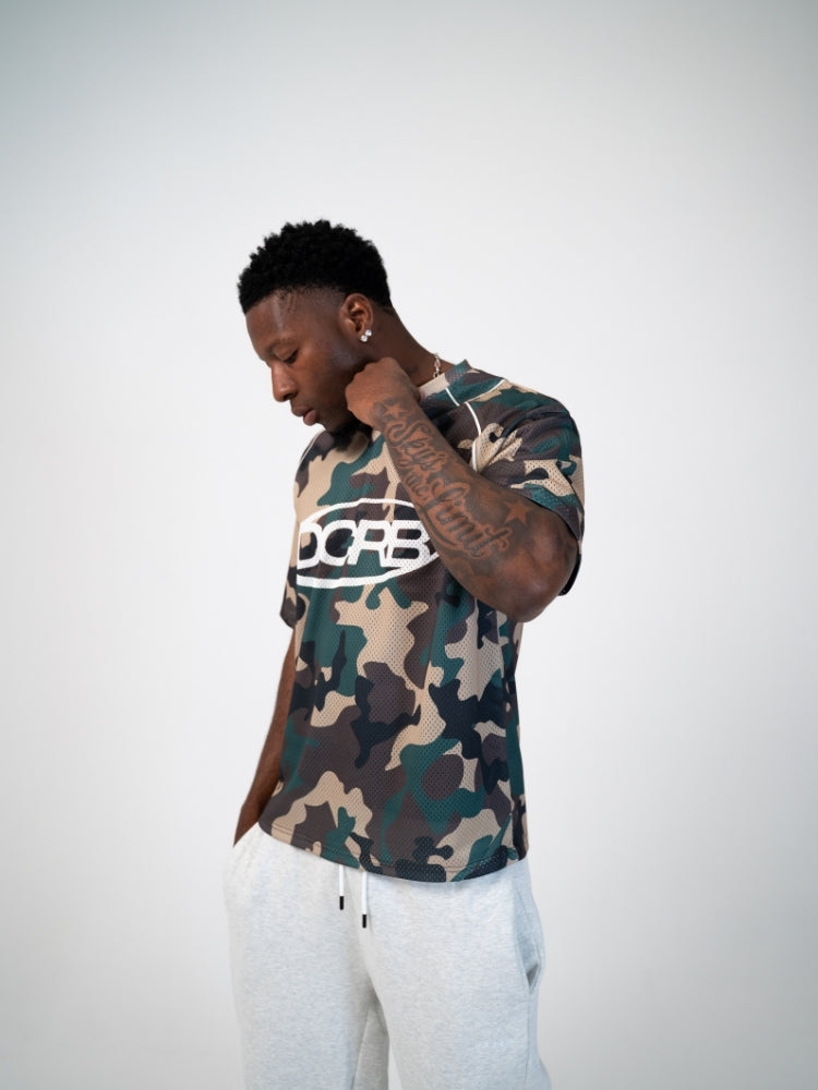 DCRB Camo Football Tee