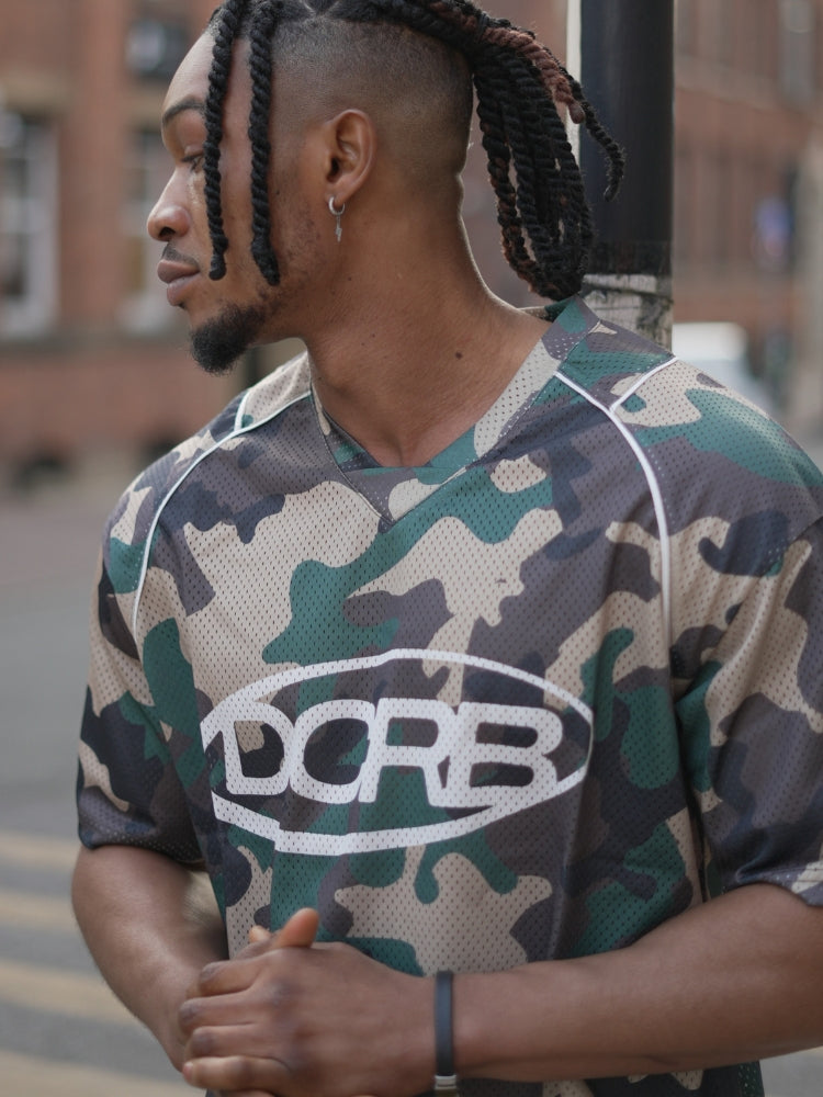 DCRB Camo Football Tee