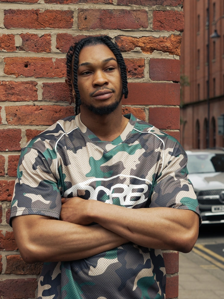 DCRB Camo Football Tee