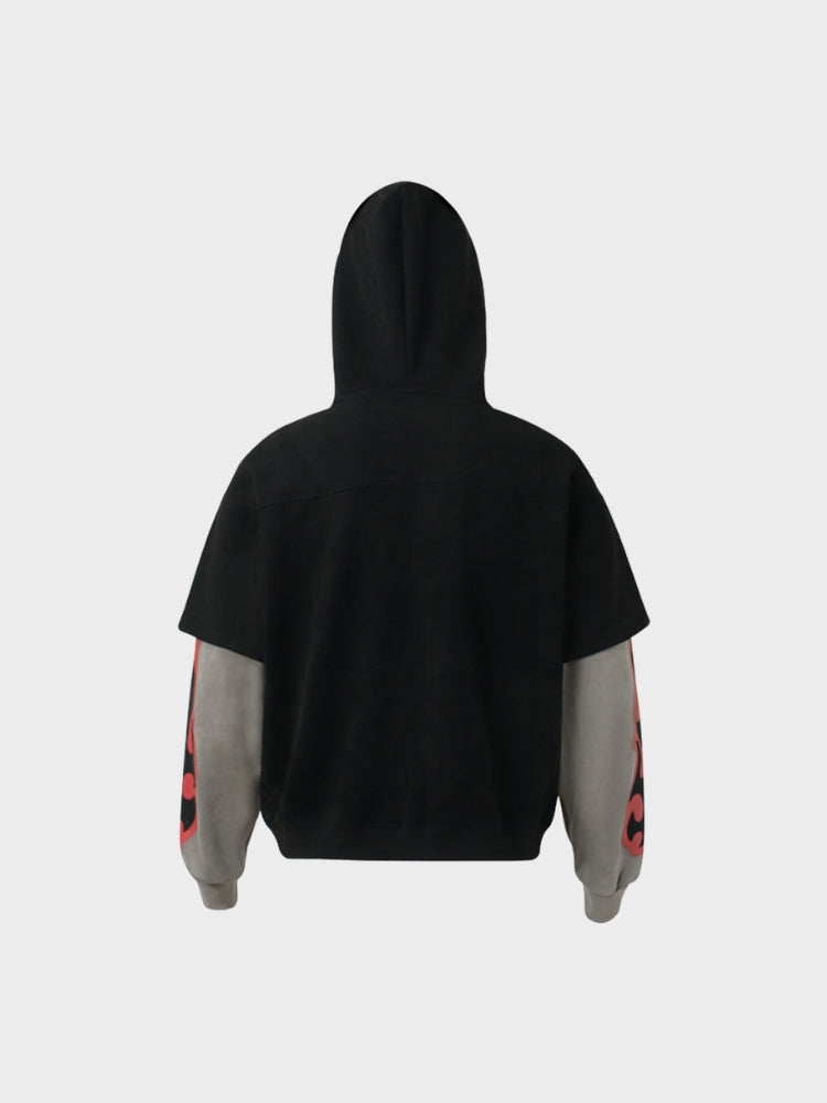 DCRB Two Piece Suede Hoodie