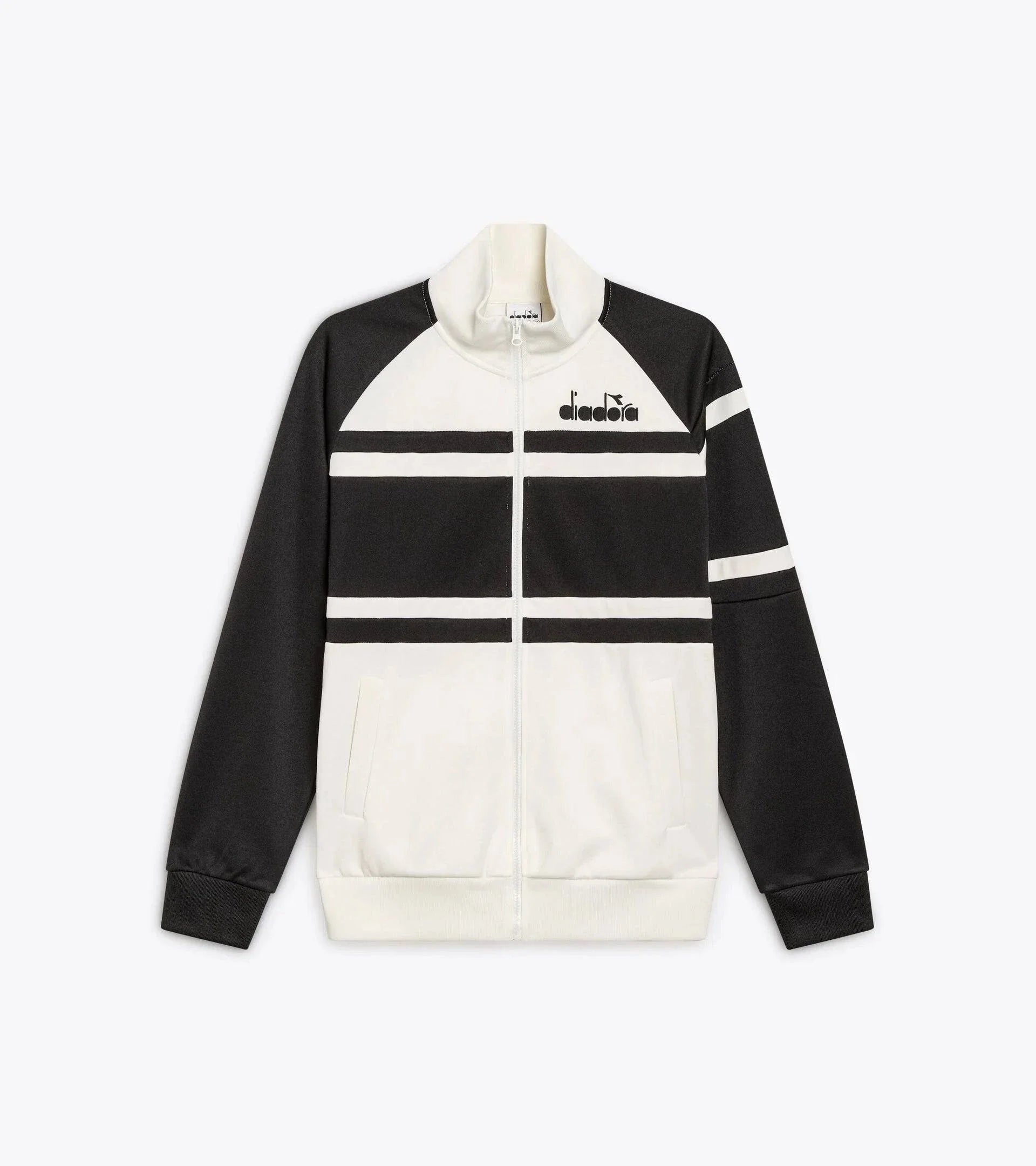 Diadora 80s Track Top White/Black