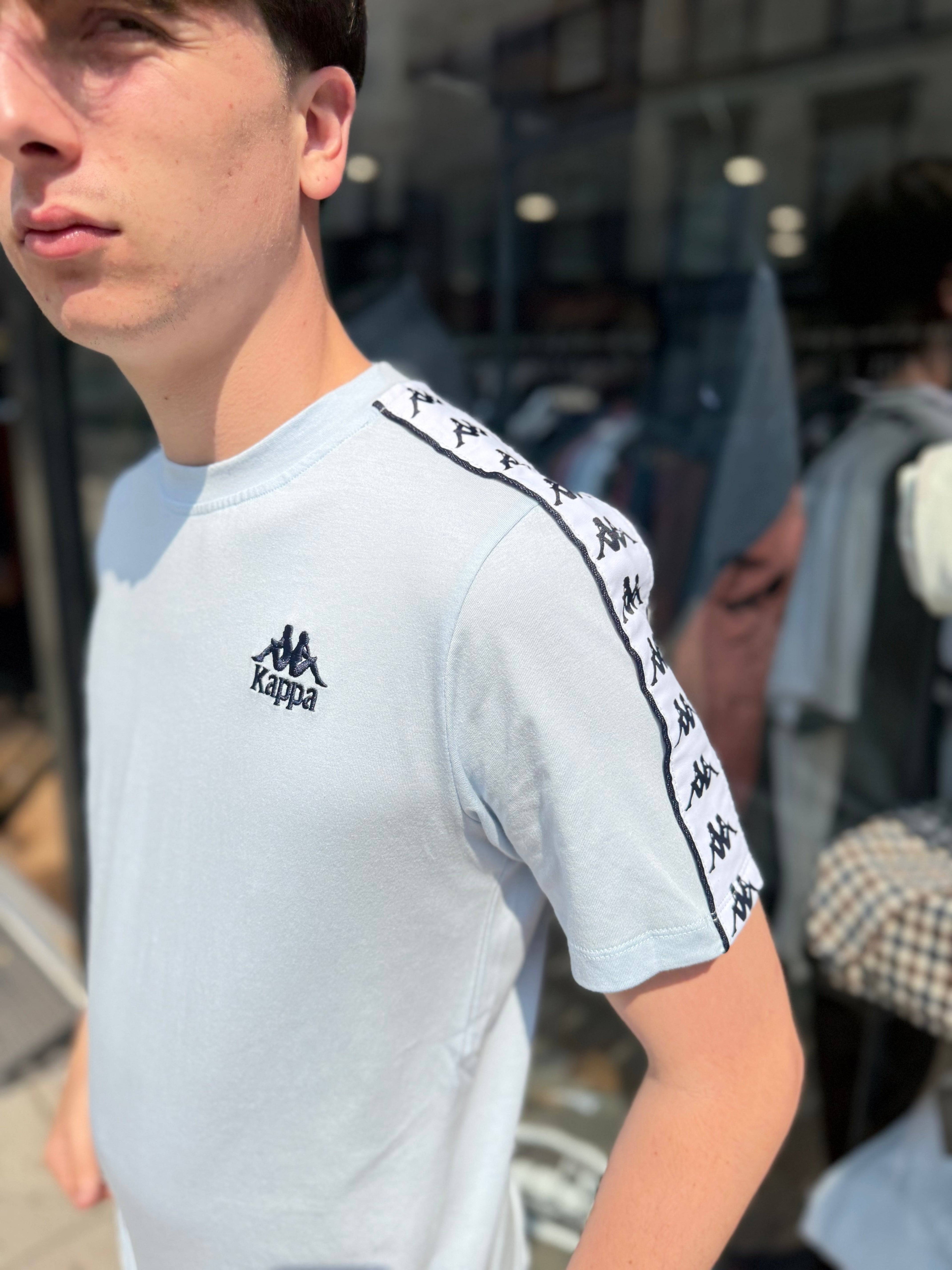 Kappa Umara T-Shirt Blue Azure/White