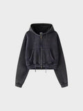 DCRB Cropped Women Zip Up