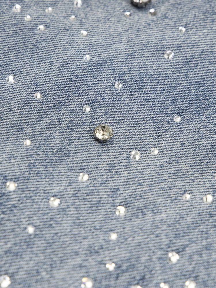 DCRB Rhinestone Baggy Denim Jeans
