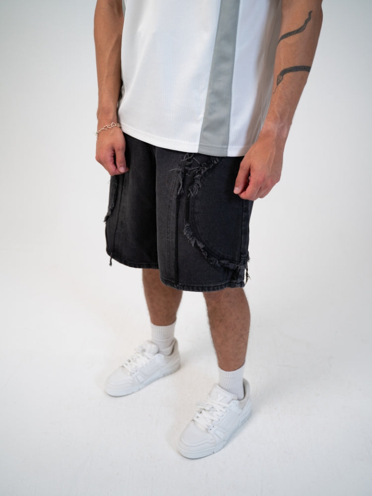 DCRB Distressed Street Denim Jorts