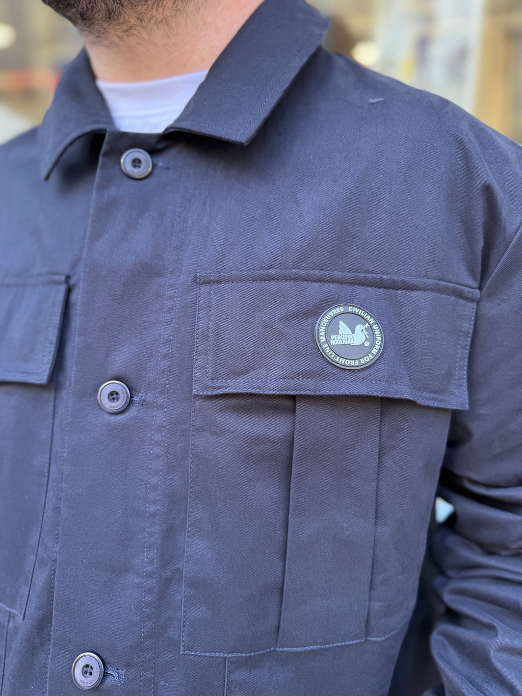 Peaceful Hooligan Harrison Jacket Navy