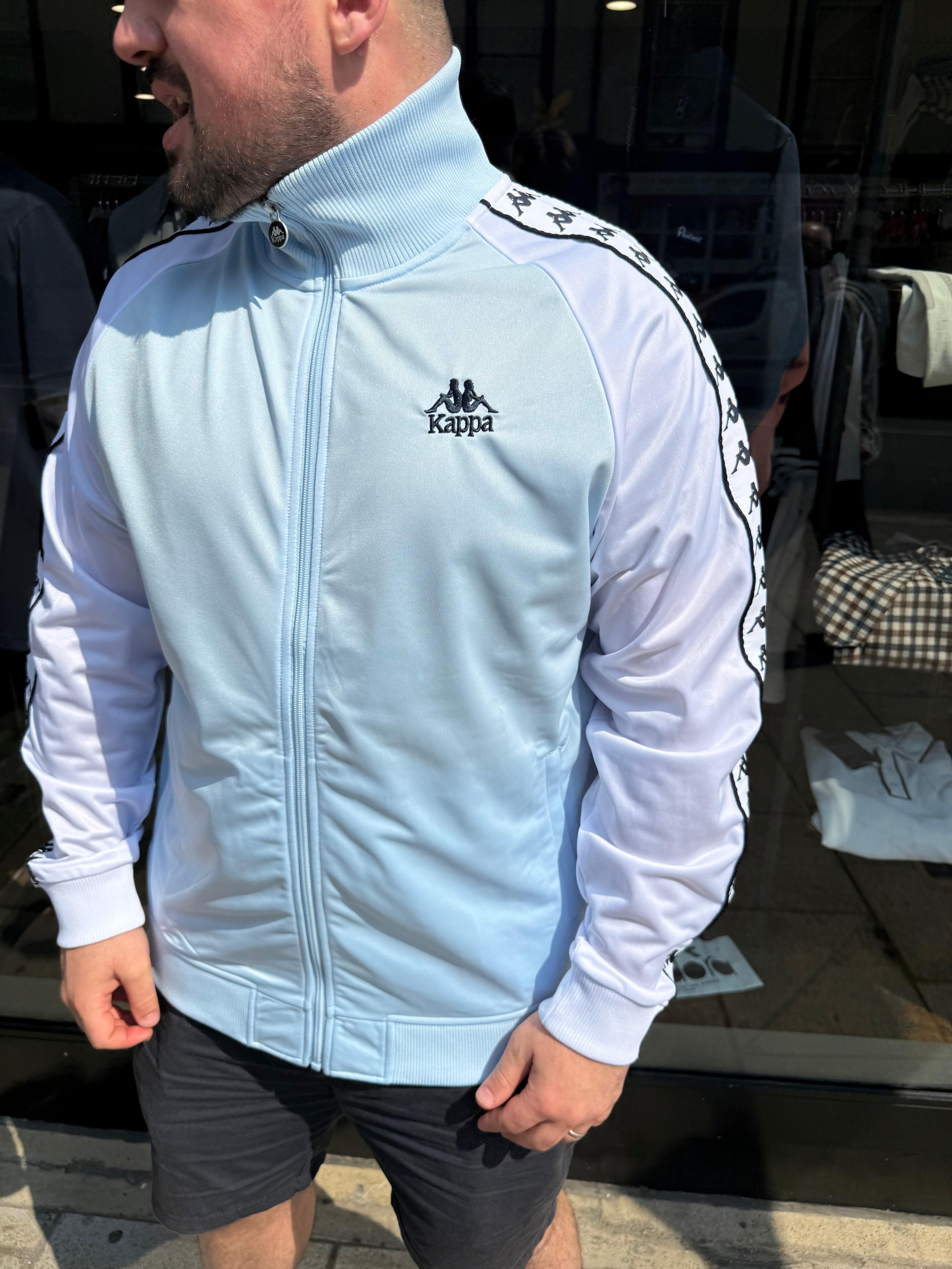 Kappa Uriah Track Top Sky Blue