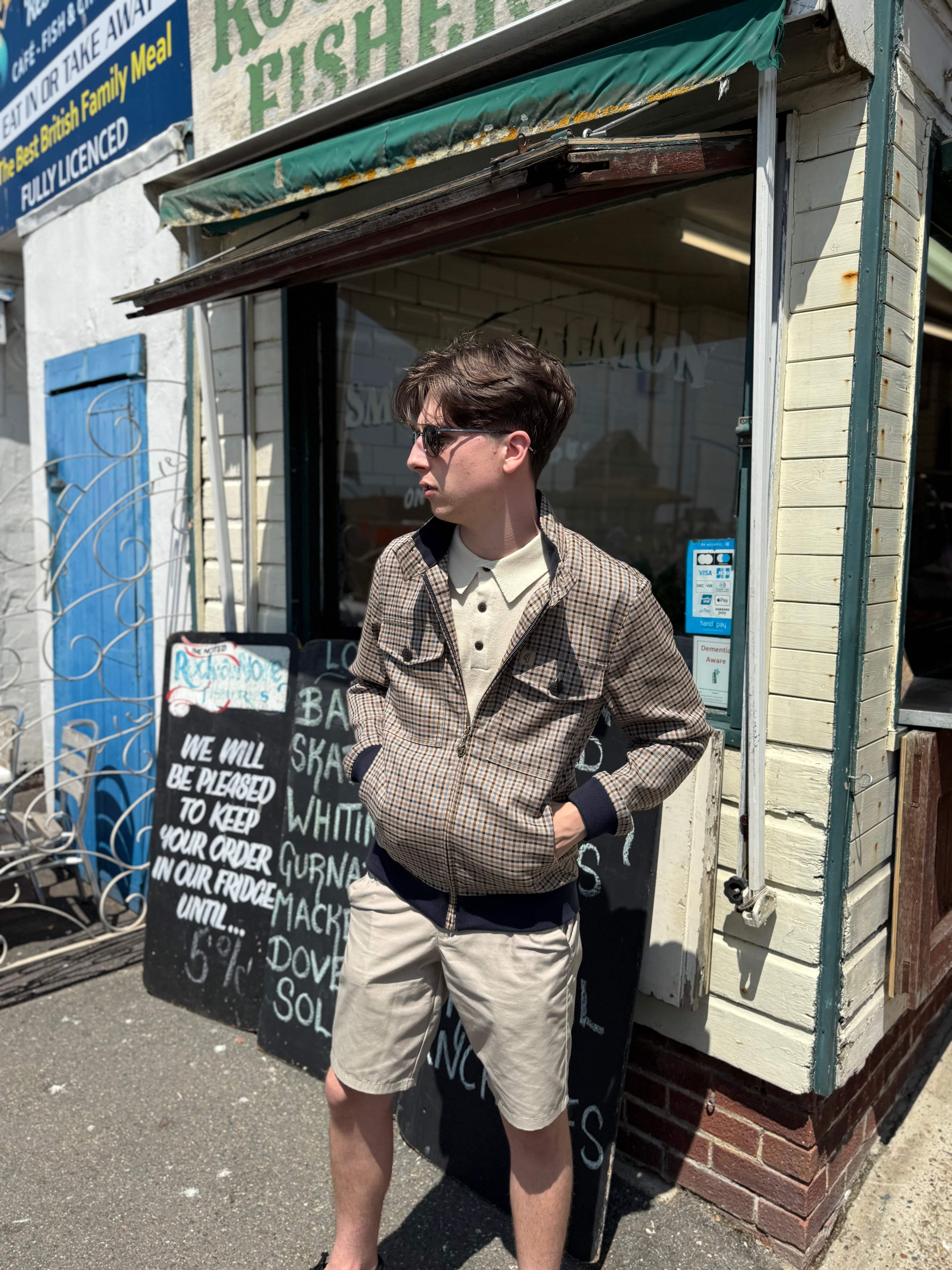 Gabicci Vintage Theo Harrington Jacket in Adriatic