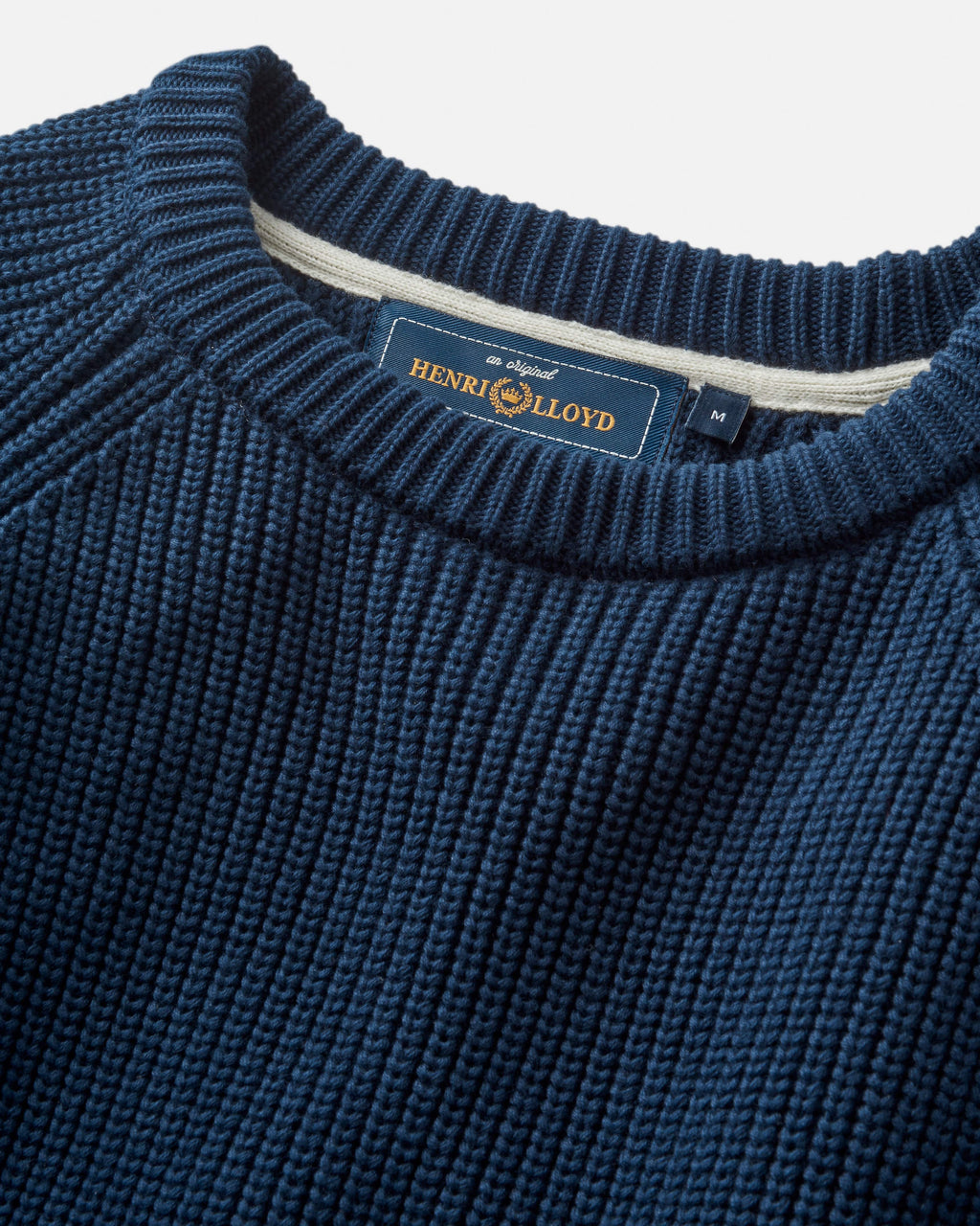 Henri Lloyd Golant Ribbed Crew In Navy Blue
