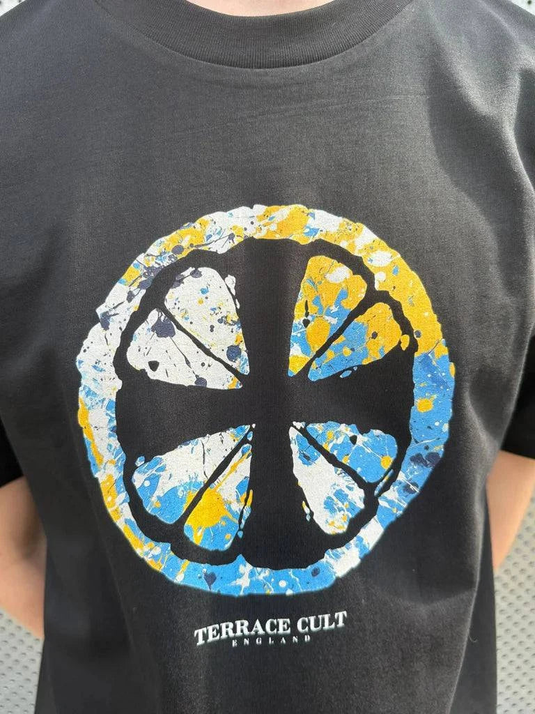 Terrace Cult Adored T-Shirt Black/Sky Bkue