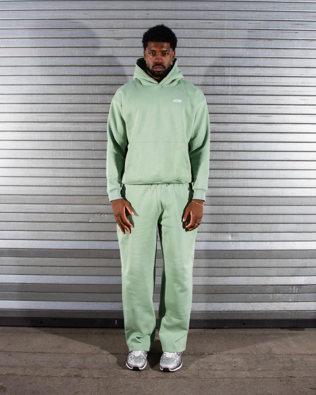 DCRB Tracksuit Open Leg Jogger - Light Green