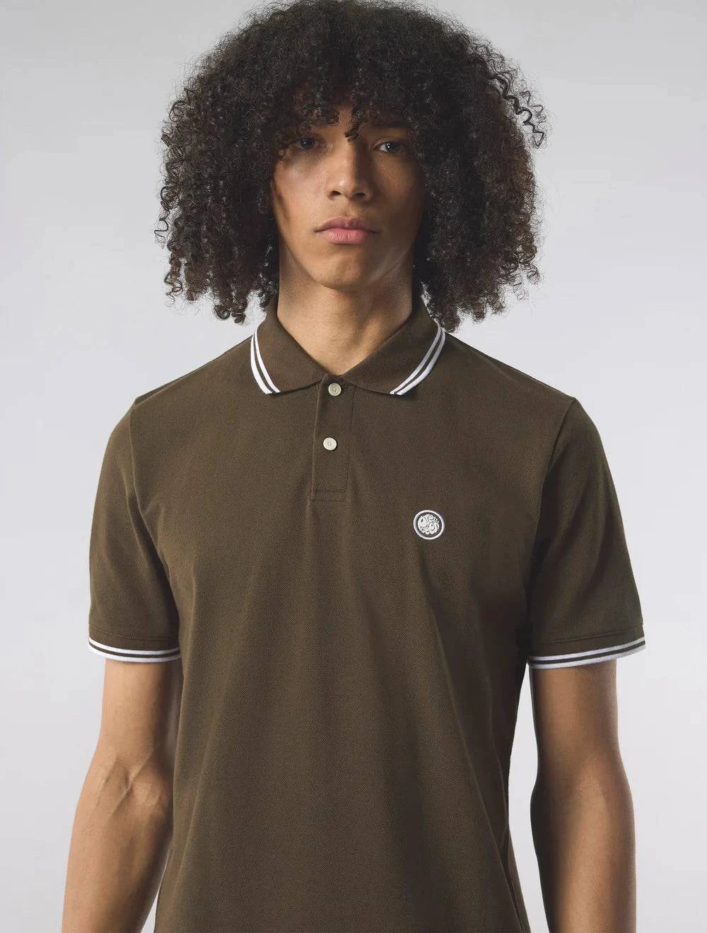 Pretty Green Barton Polo Shirt Brown