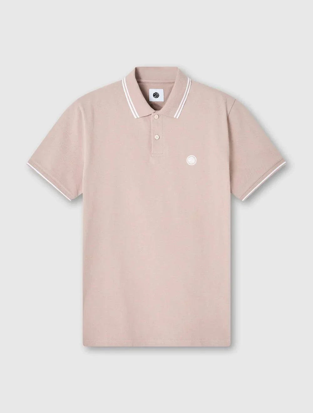 Pretty Green Barton Polo Shirt Dusky Pink