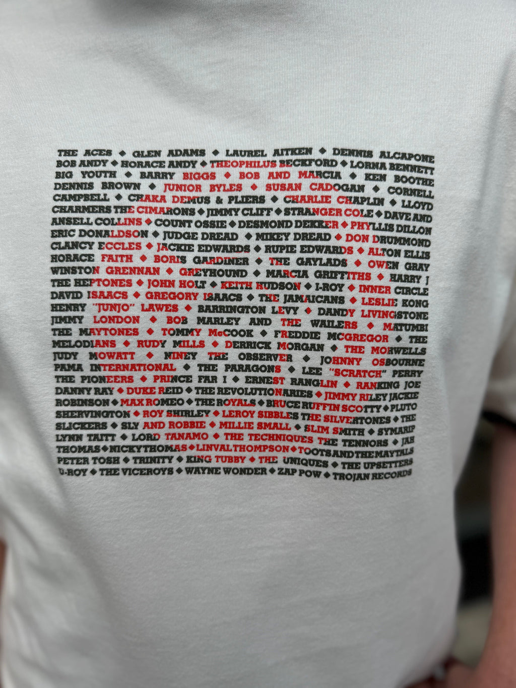 Trojan Artist Logo T-shirt Ecru