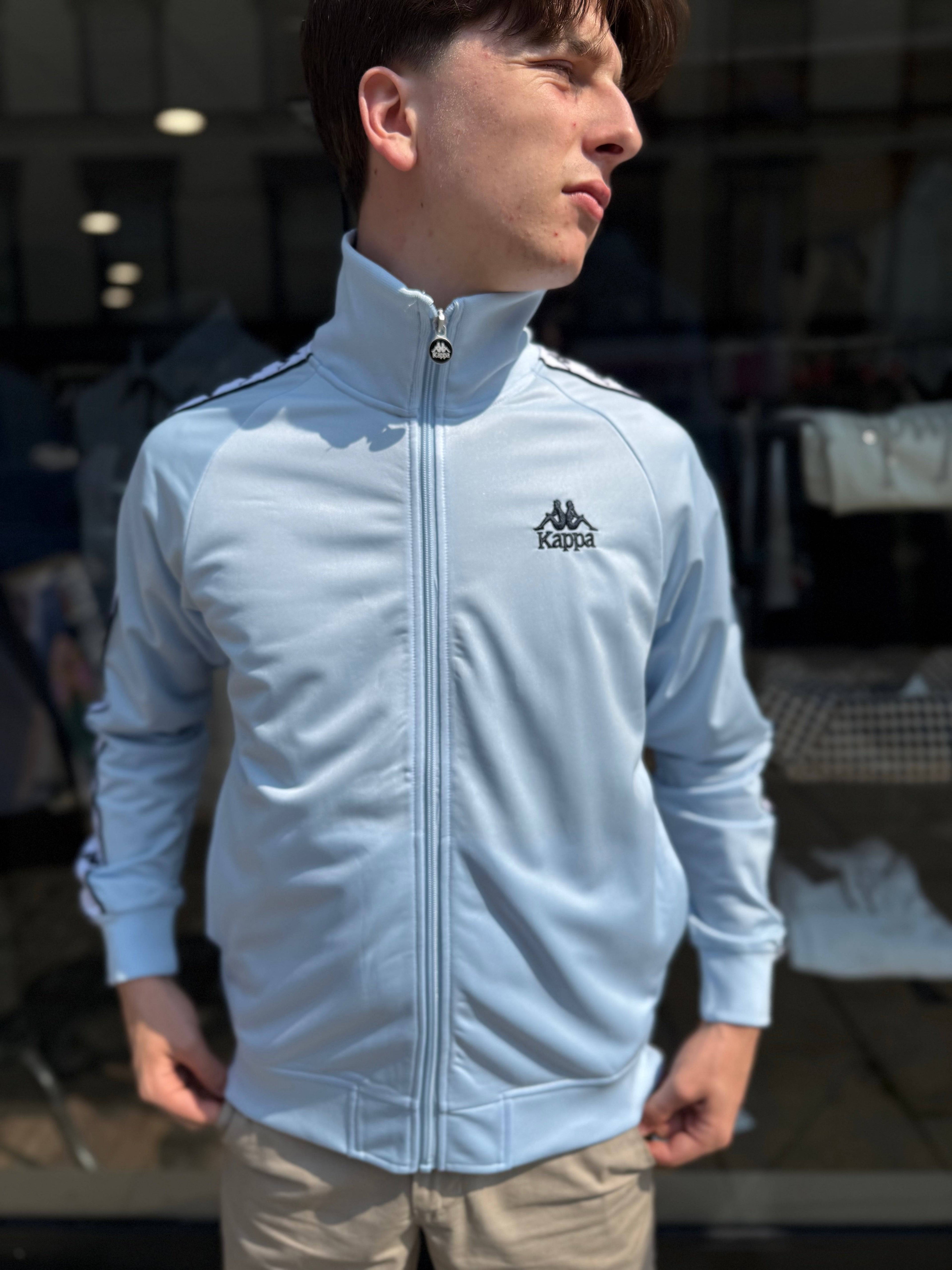 Kappa Lyman Track Top Sky Blue