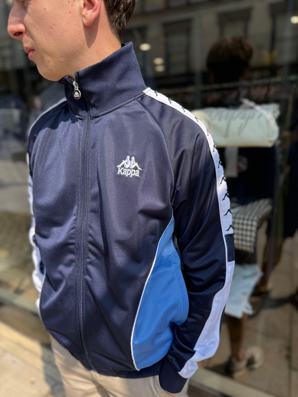 Kappa Merezo Track Top Navy
