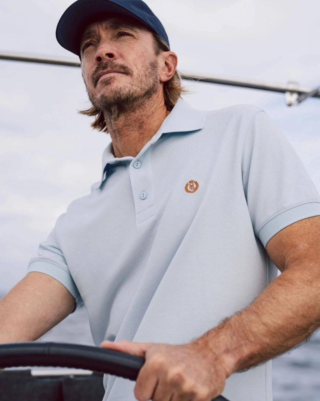 Henri Lloyd Falmouth Polo In Sky Blue