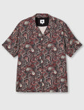 Pretty Green Feltham Paisley SS Shirt In Black