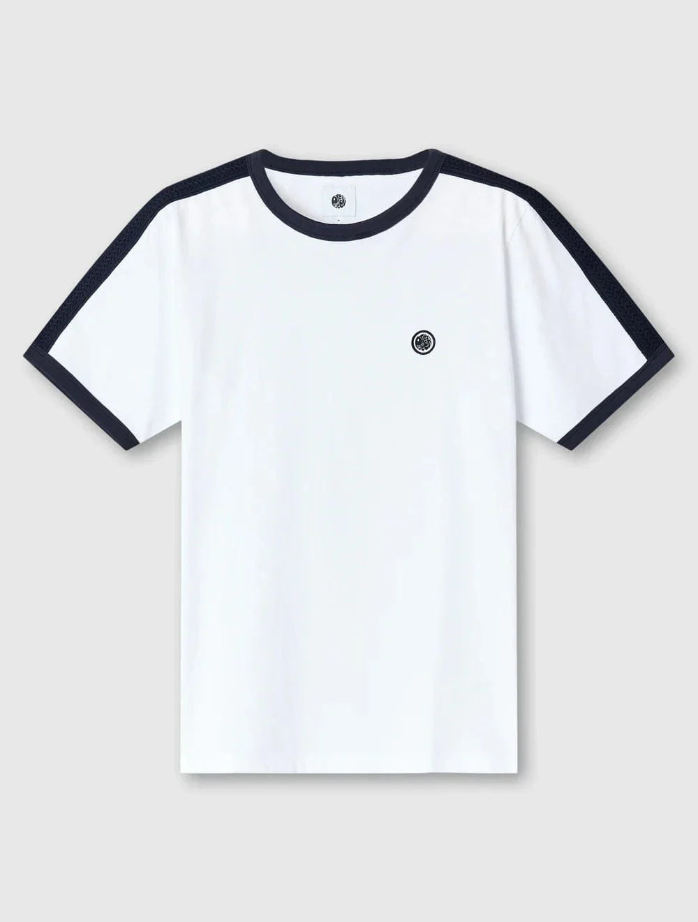 Pretty Green Denton T-Shirt White/Black