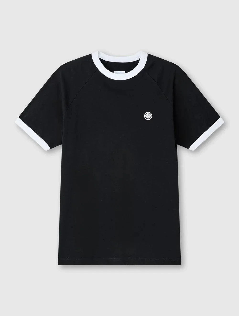 Pretty Green Boston Ringer T-Shirt Black
