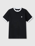 Pretty Green Boston Ringer T-Shirt Black