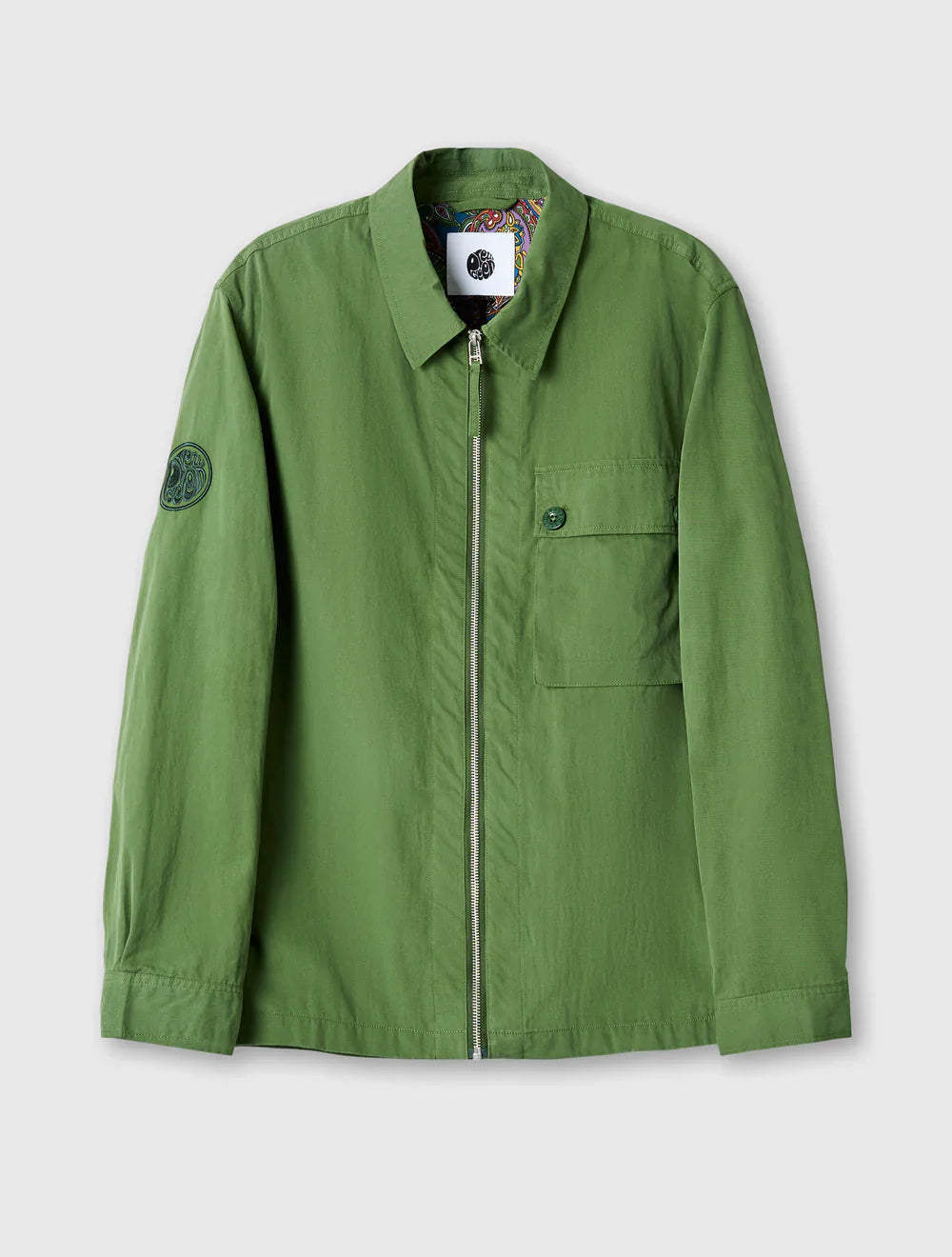 Pretty Green Feltham Overshirt Khaki