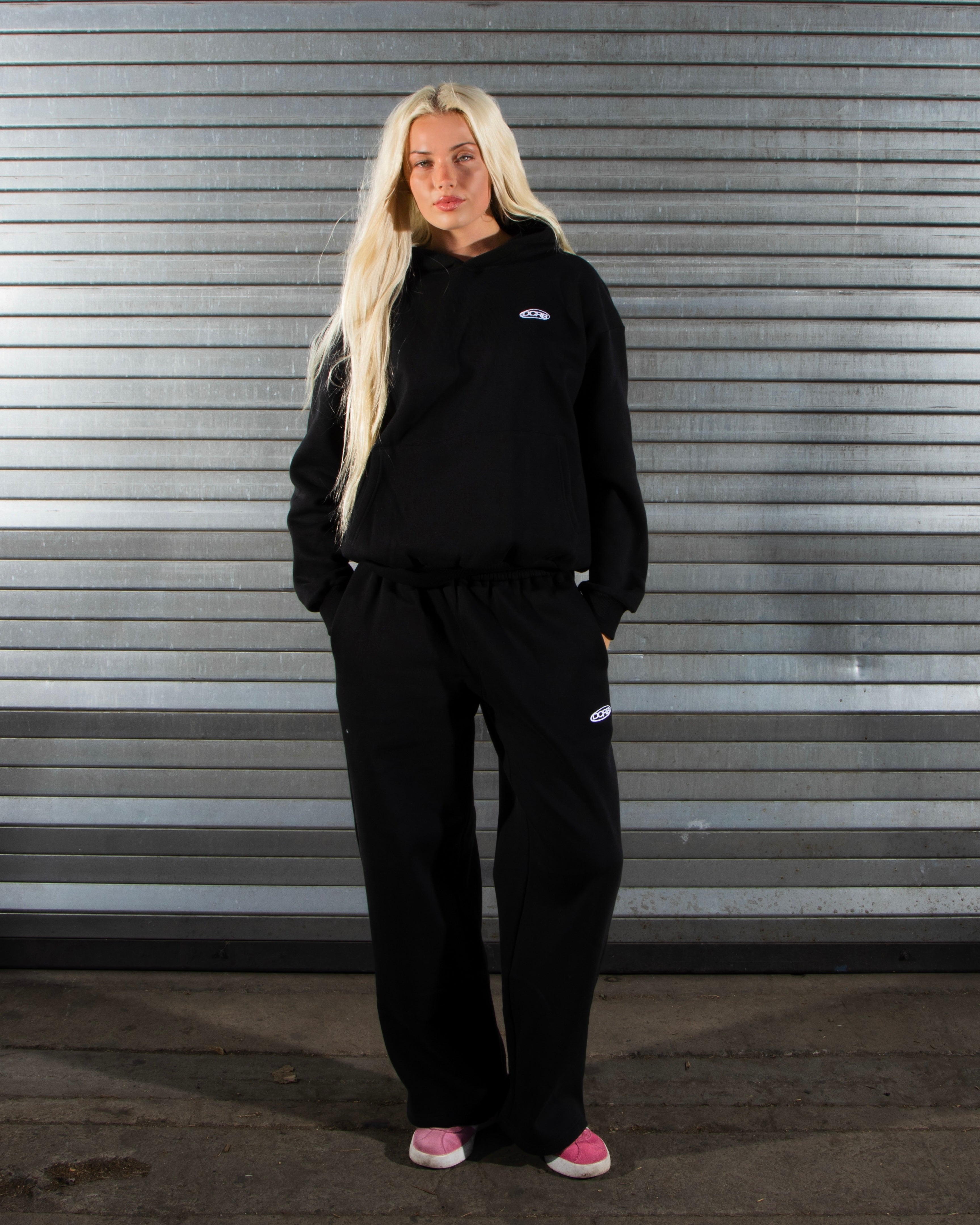Black Tracksuit Set
