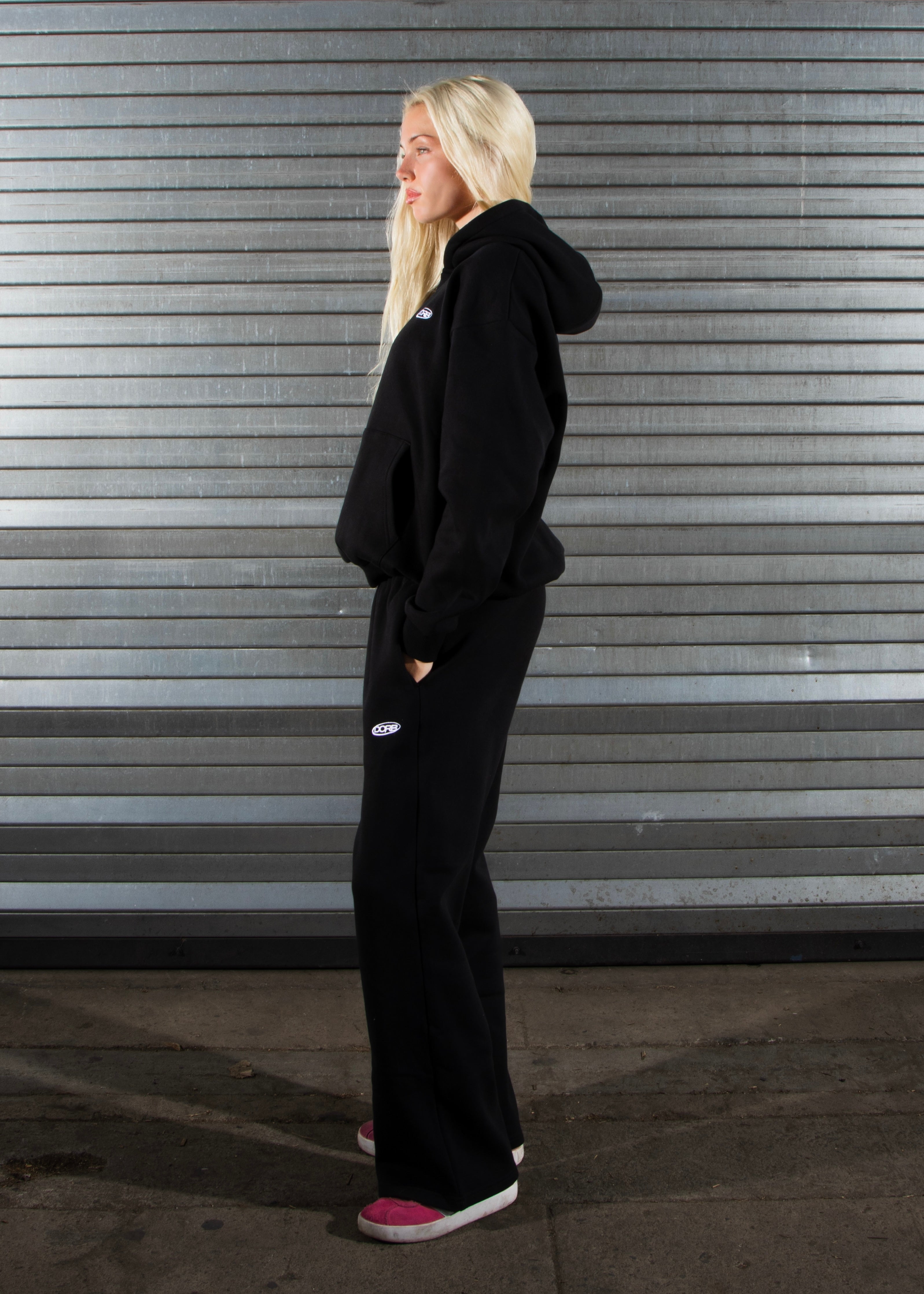 Black Tracksuit Set