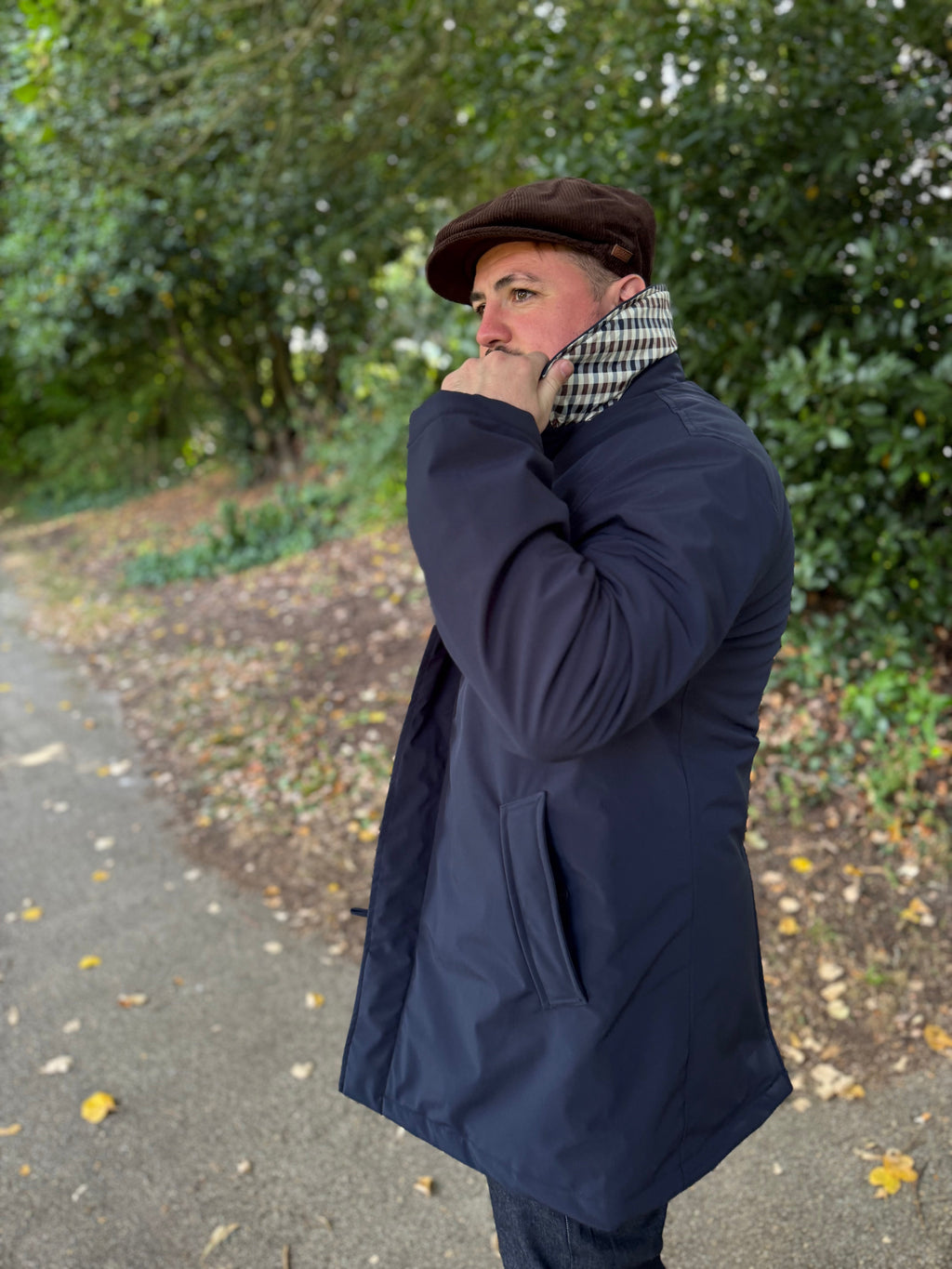 Aquascutum Active Soft Shell Trench Navy