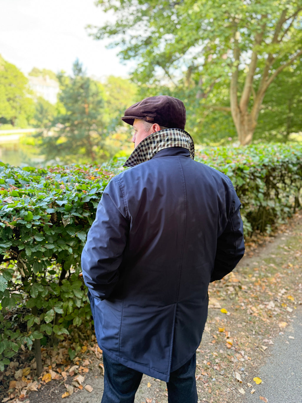 Aquascutum Active Soft Shell Trench Navy