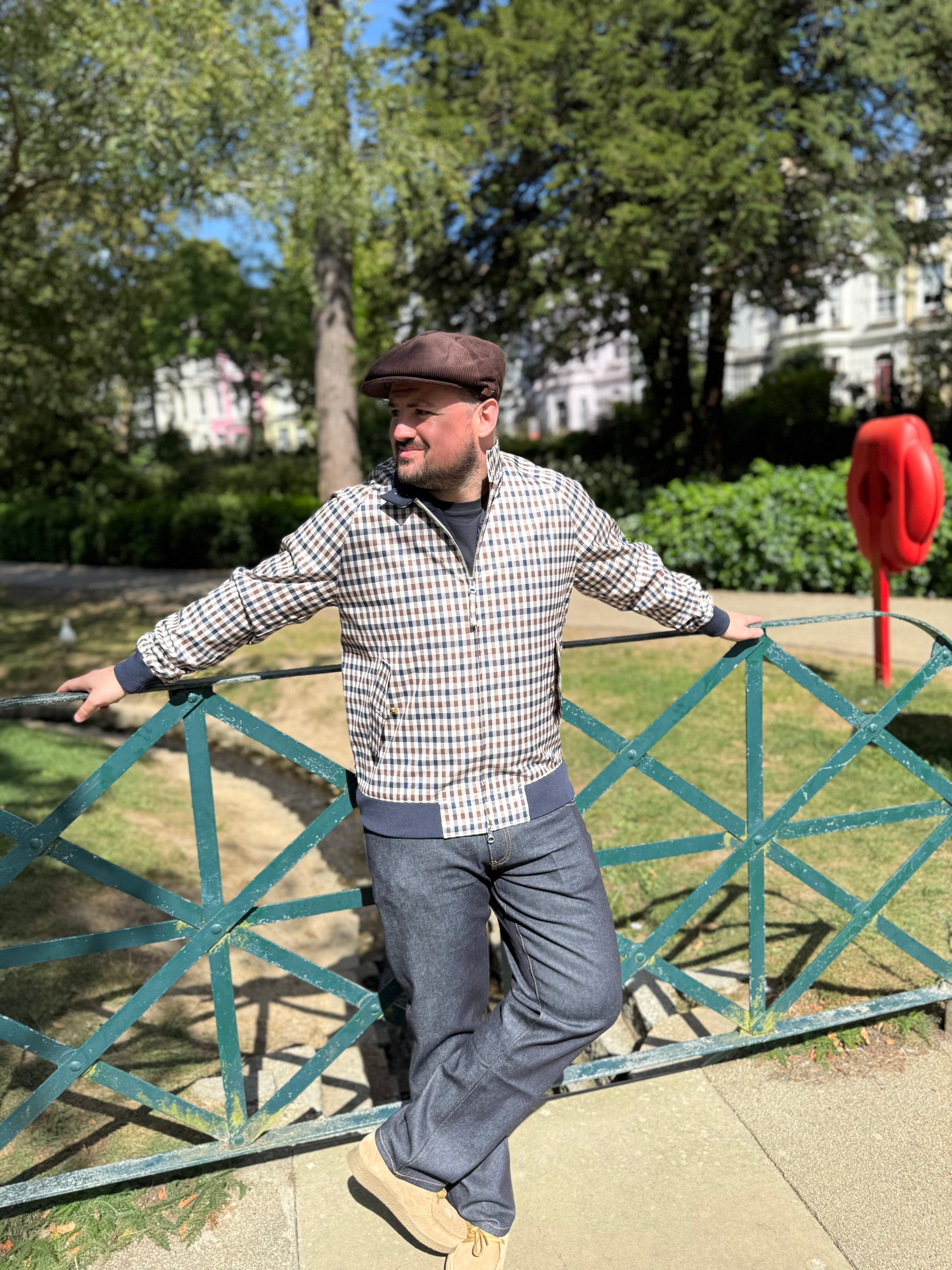 Aquascutum Active Archival Harrington Club Check