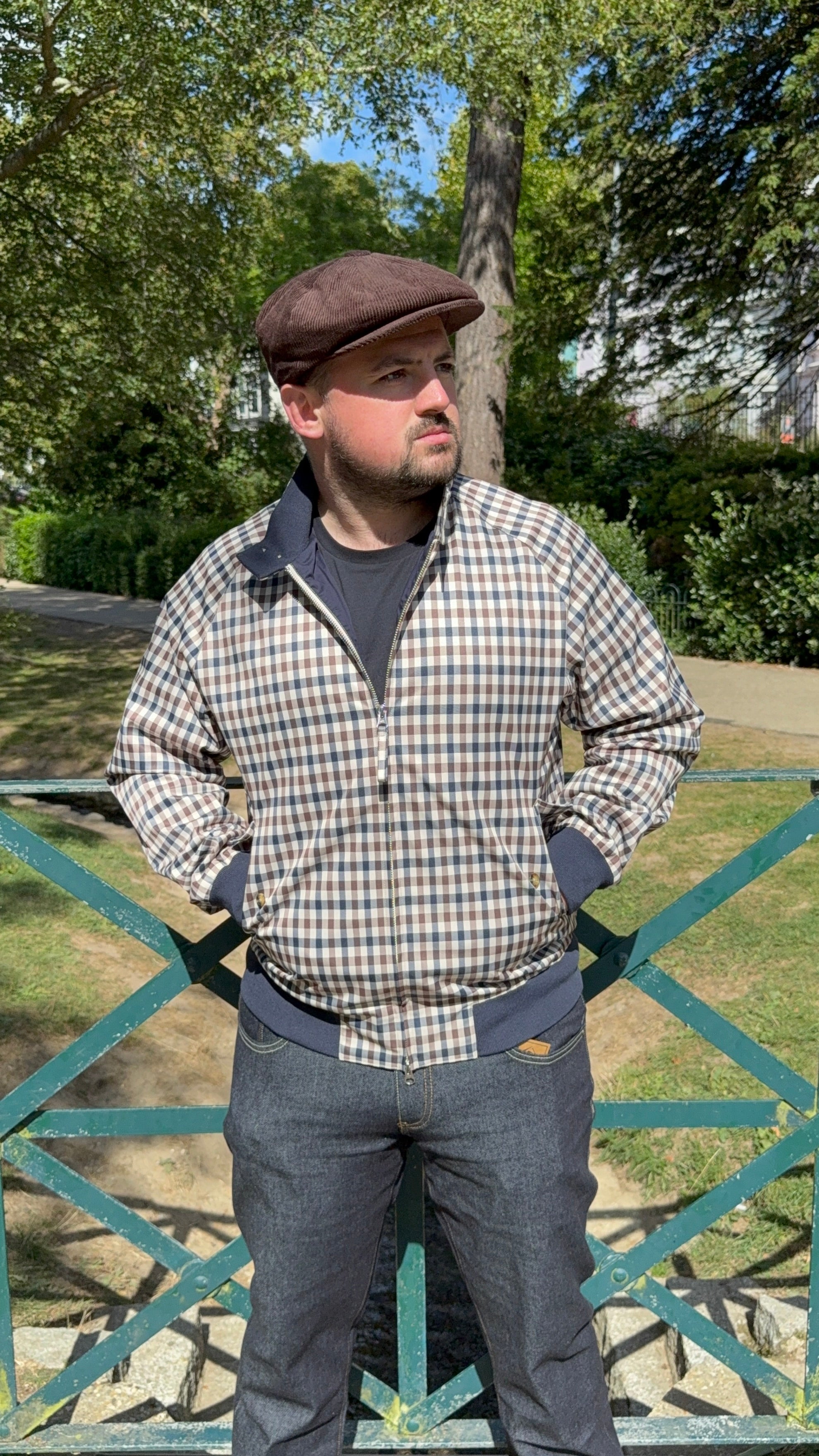 Aquascutum Active Archival Harrington Club Check