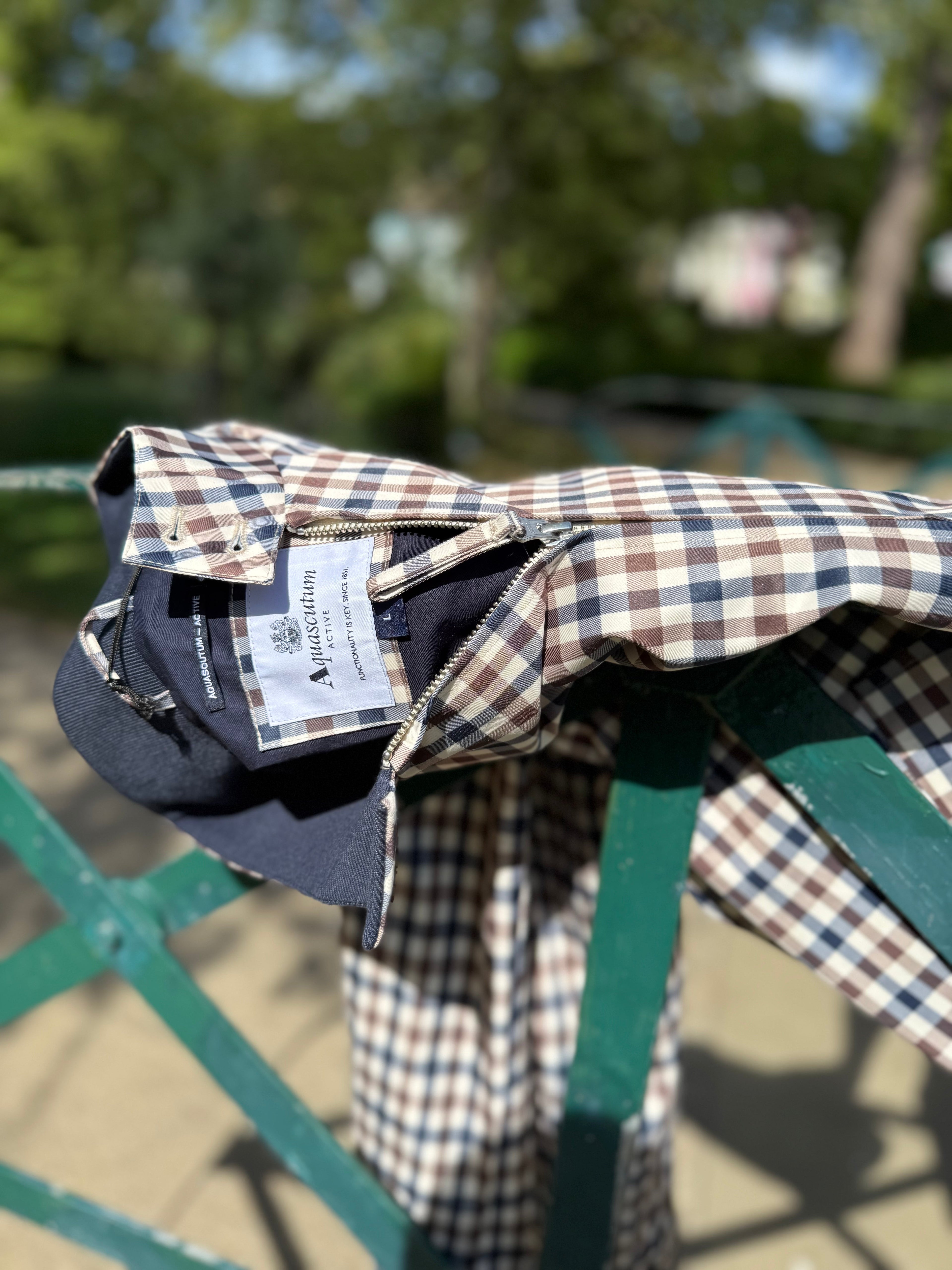 Aquascutum Active Archival Harrington Club Check