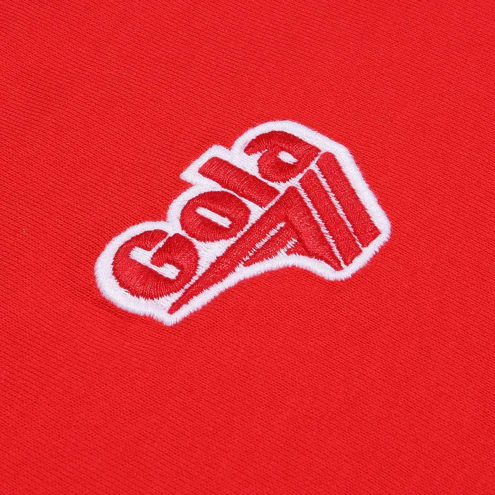 Gola Logo Taped Ringer T-Shirt Red