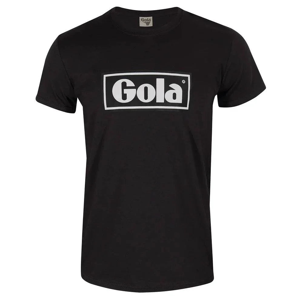 Gola Classics Text Box Printed T-Shirt In Black/ White