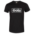 Gola Classics Text Box Printed T-Shirt In Black/ White