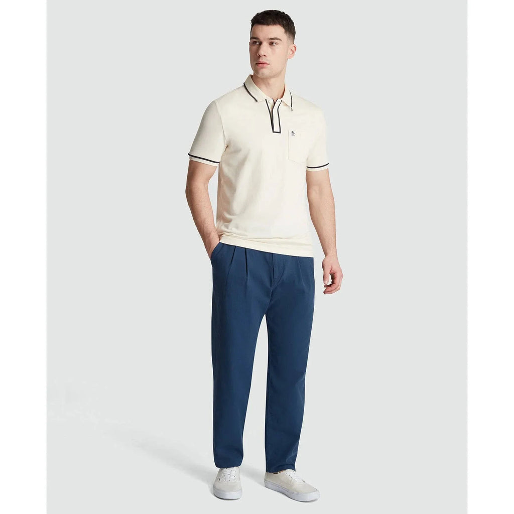 Original Penguin Pique Short Sleeve Polo Shirt In Birch