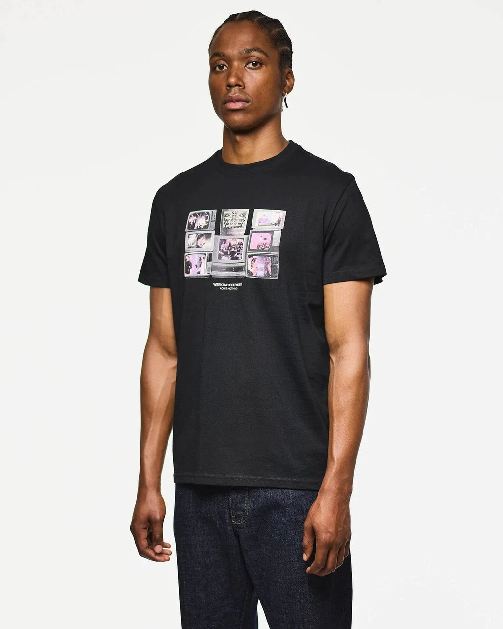 Weekend Offender Vision Graphic T-Shirt Black