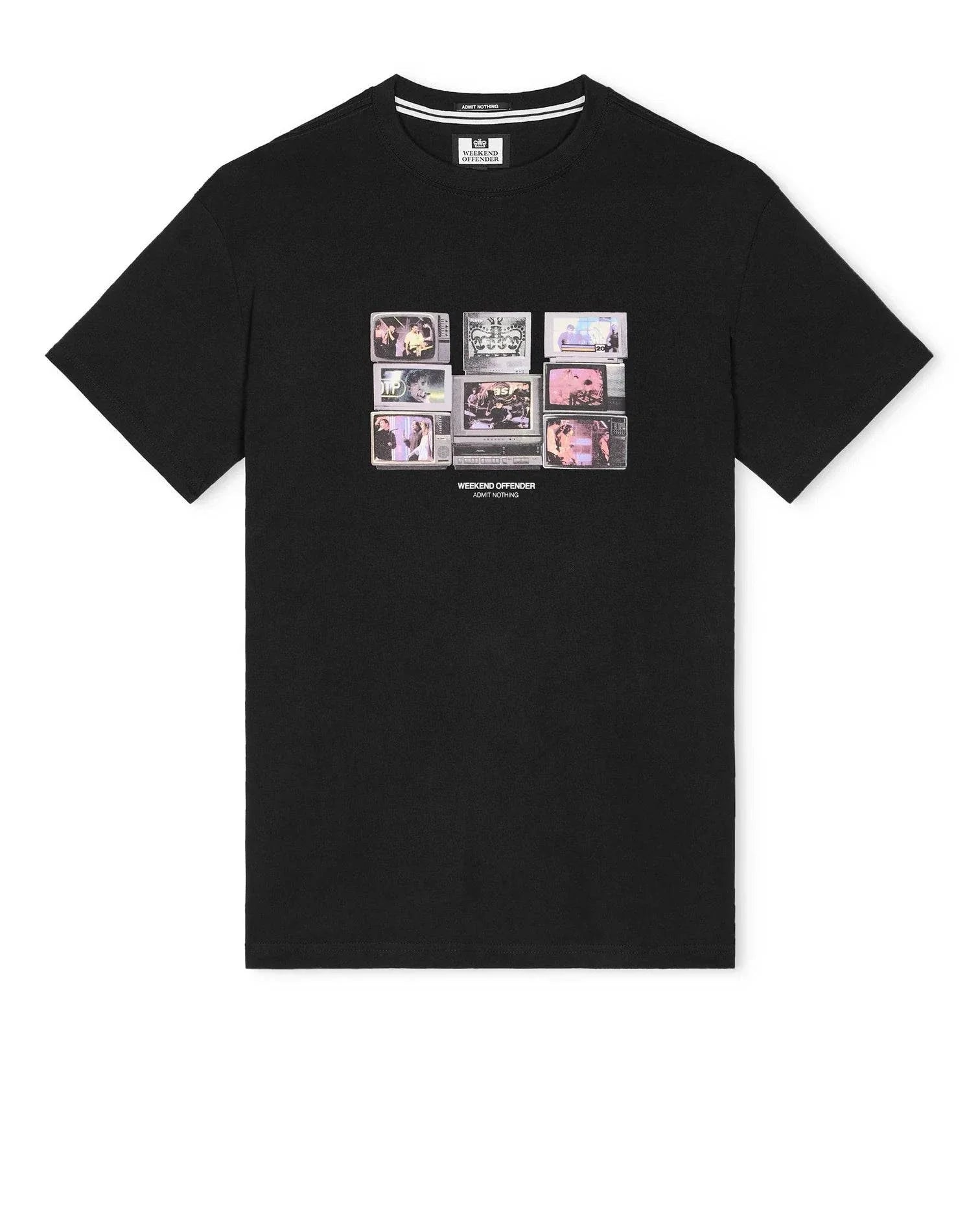 Weekend Offender Vision Graphic T-Shirt Black