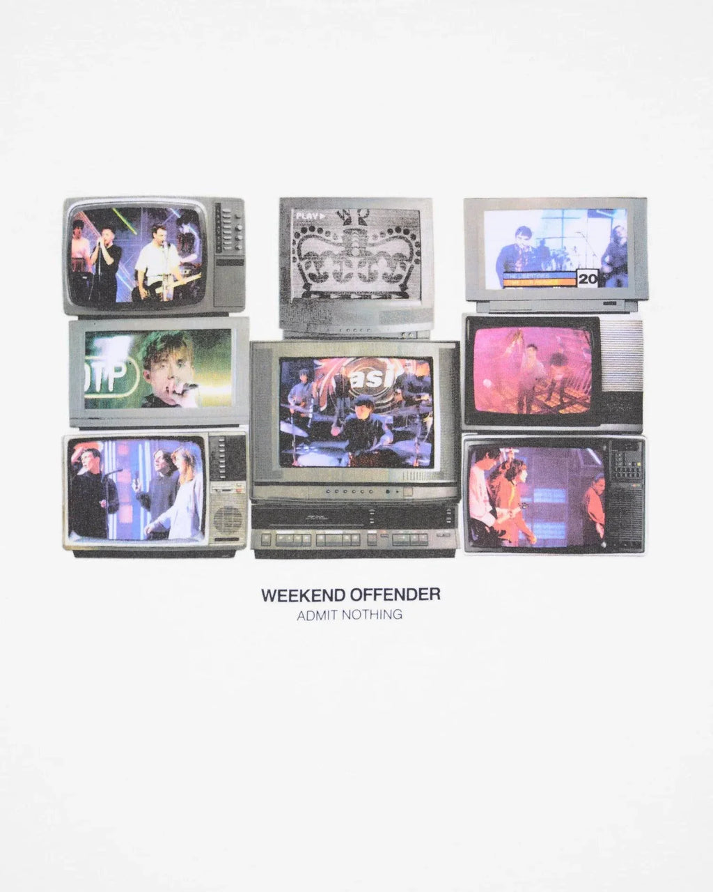 Weekend Offender Vision Graphic T-Shirt White