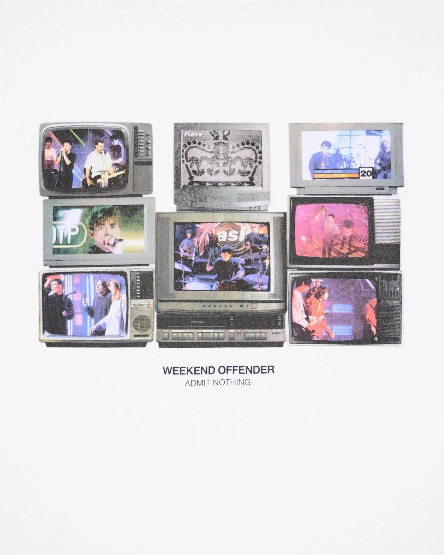 Weekend Offender Vision Graphic T-Shirt White