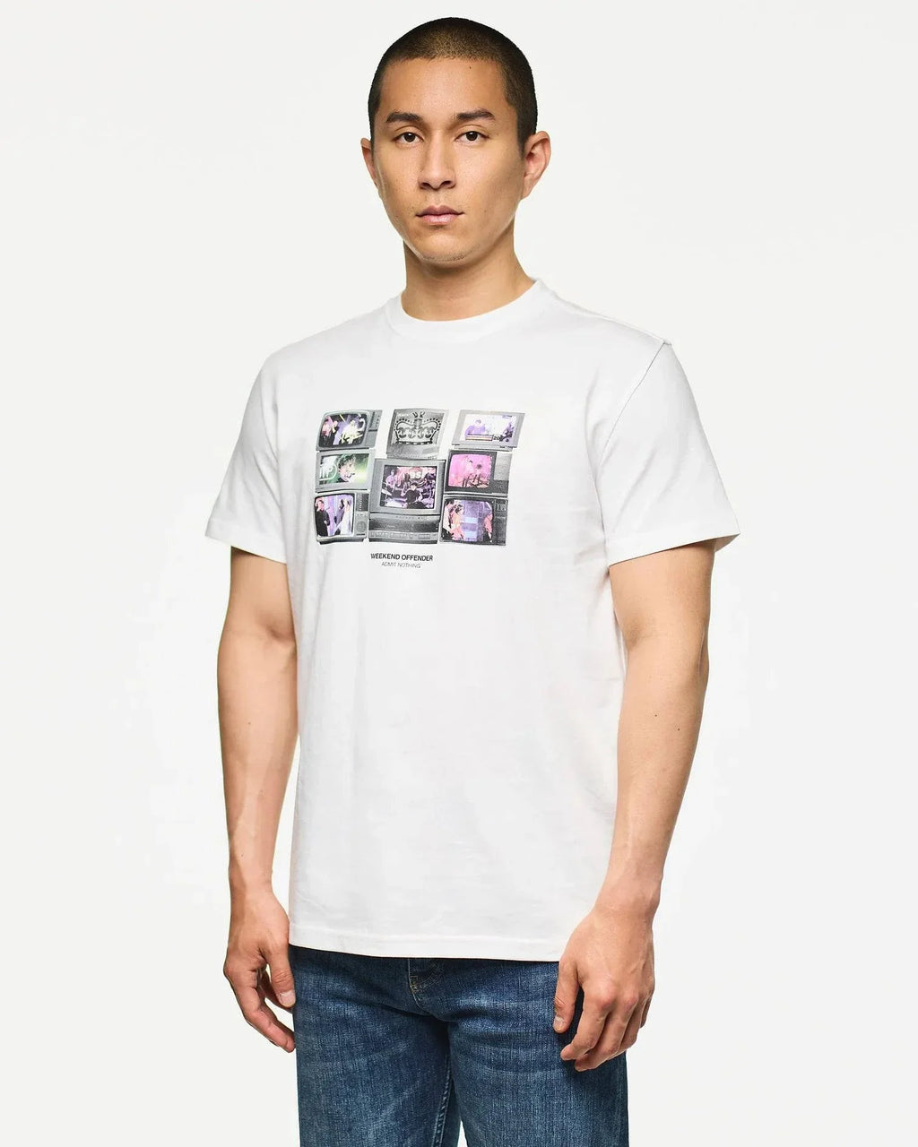 Weekend Offender Vision Graphic T-Shirt White