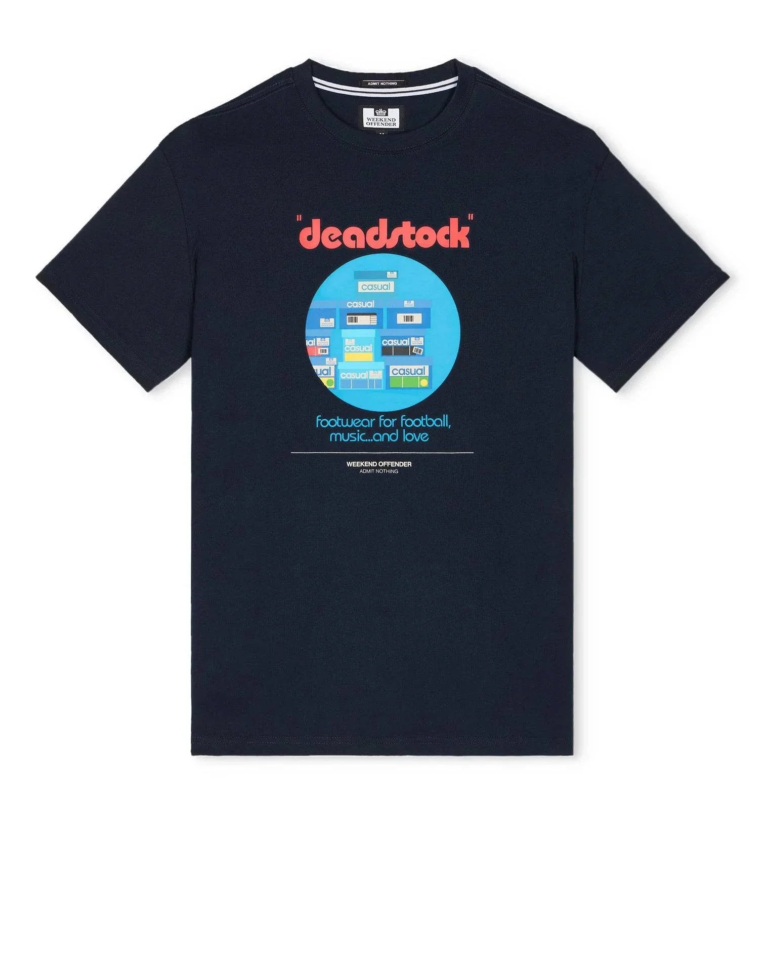 Weekend Offender Deadstock Graphic T-Shirt Navy