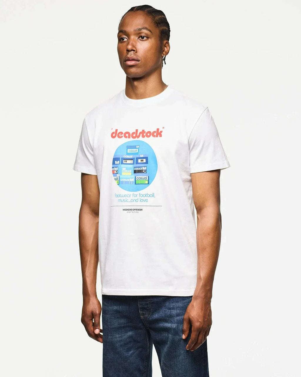 Weekend Offender Deadstock Graphic T-Shirt White